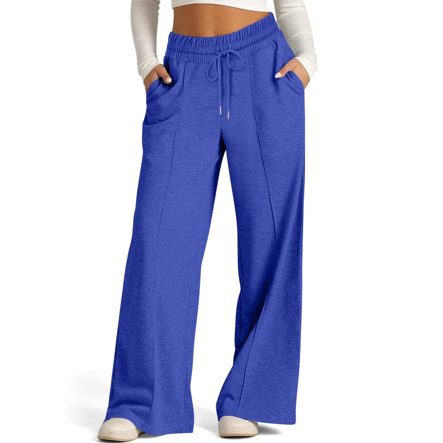 Widelegged Drawstring Pants