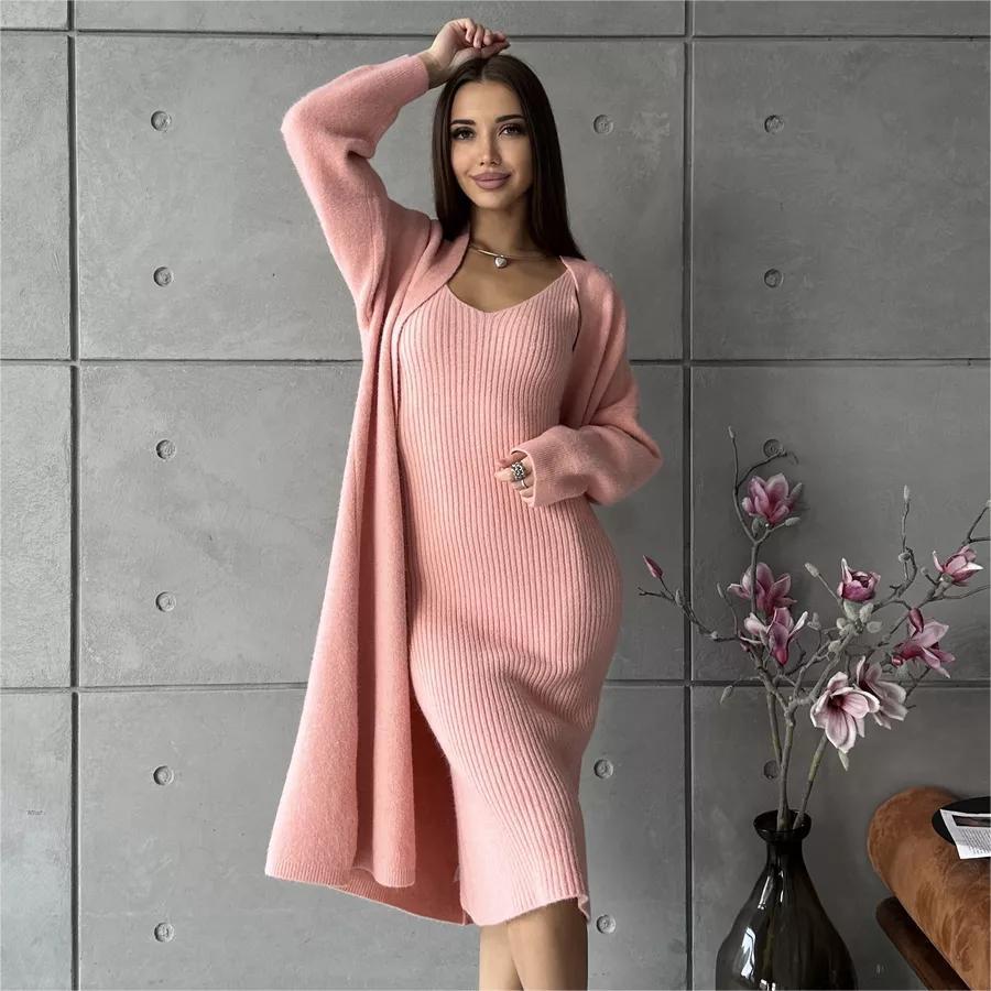 2 Piece Knitted Dress