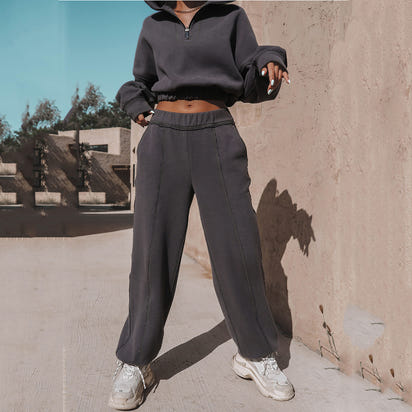 Zipped Turtleneck