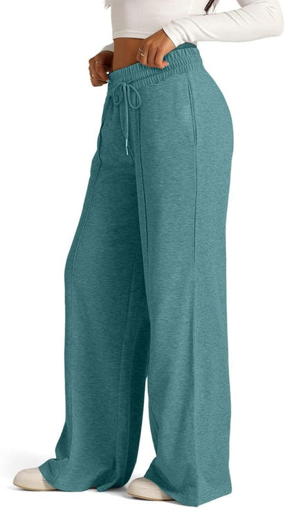 Widelegged Drawstring Pants