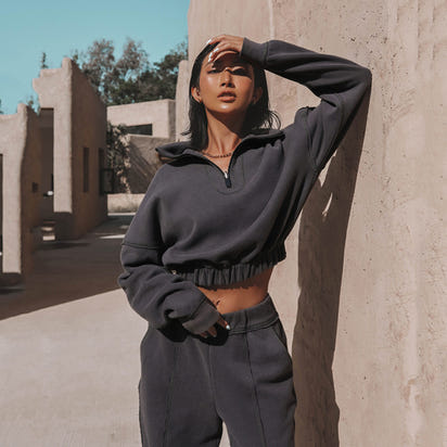 Zipped Turtleneck