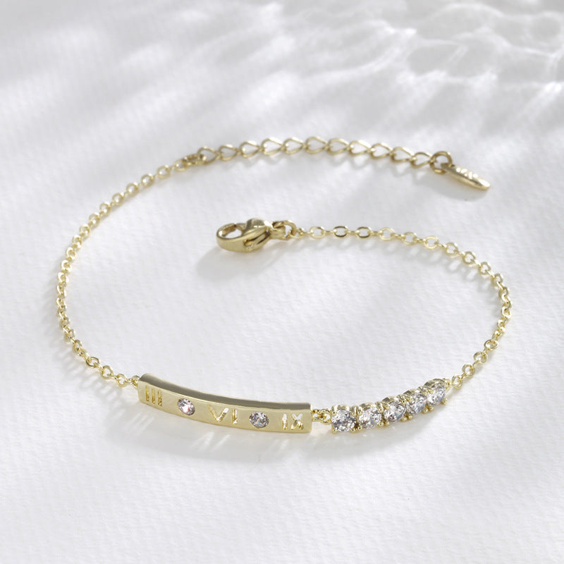 Roman Numeral Bracelet
