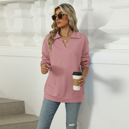 V-neck Sweatshirt
