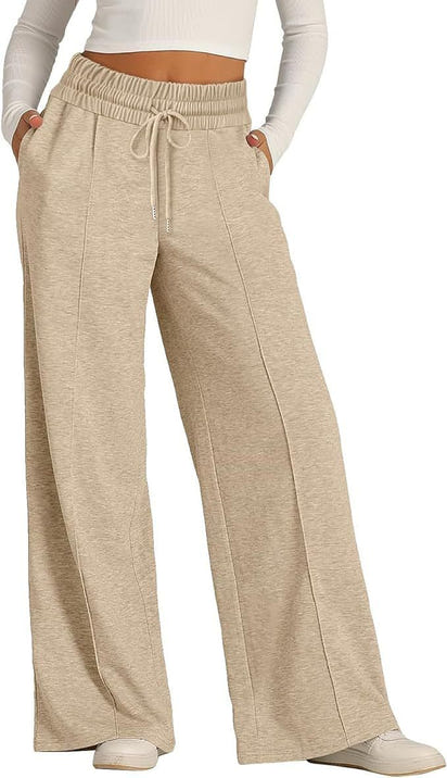 Widelegged Drawstring Pants