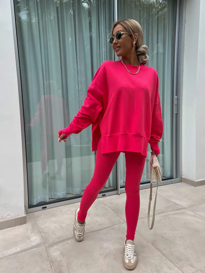 Loose Sleeve Crewneck