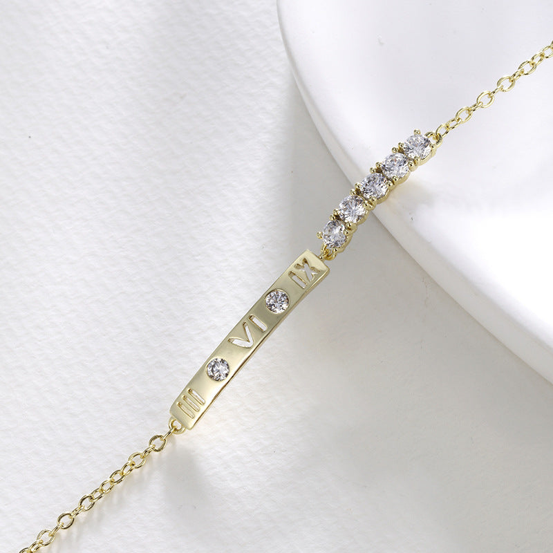 Roman Numeral Bracelet