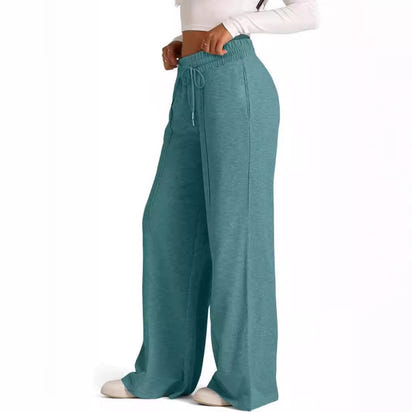 Widelegged Drawstring Pants