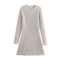 Ribbed Fall Dress