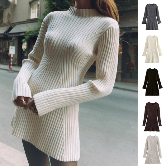 Ribbed Fall Dress