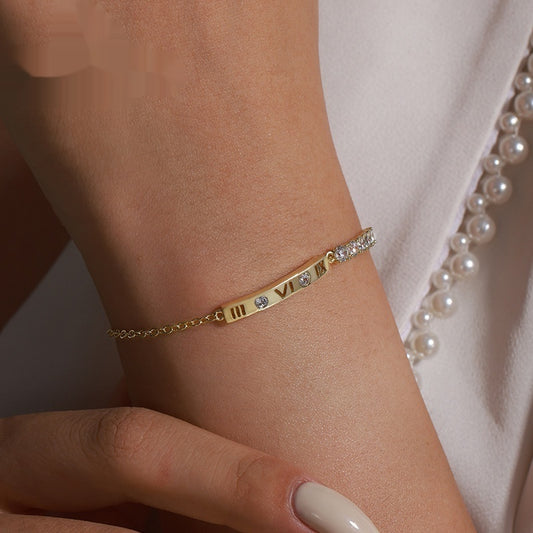 Roman Numeral Bracelet