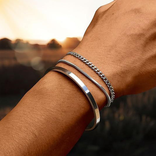 Stainless Cuff Bracelet