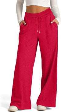 Widelegged Drawstring Pants